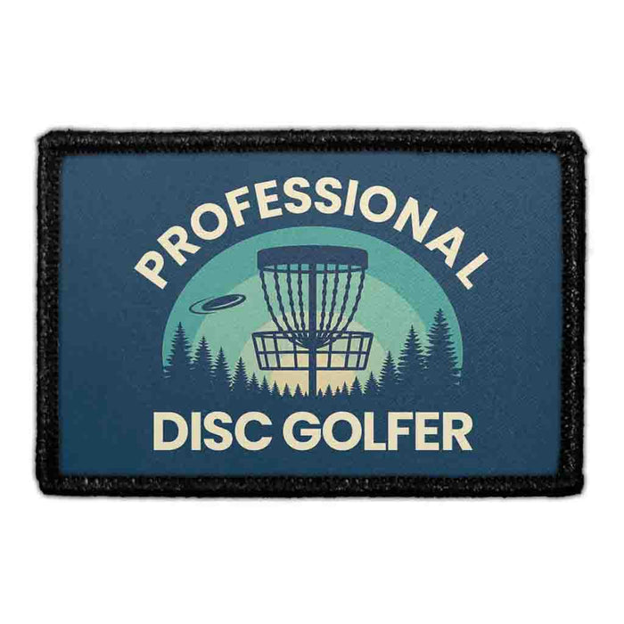 Professional Disc Golfer Meta Data - Crop Image Text - - Removable Patch - Pull Patch - Removable Patches For Authentic Flexfit and Snapback Hats