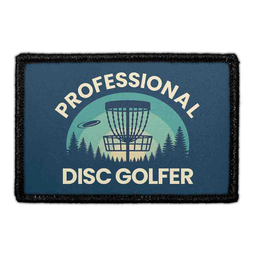 Professional Disc Golfer Patch – Flex Your Skills on the Fairway — Pull ...