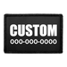 CUSTOM CONTACT - Crop Image Text - - Removable Patch - Pull Patch - Removable Patches For Authentic Flexfit and Snapback Hats
