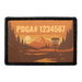 Custom PDGA Number - Mountains - Meta Data - Crop Image Text - - Removable Patch - Pull Patch - Removable Patches For Authentic Flexfit and Snapback Hats