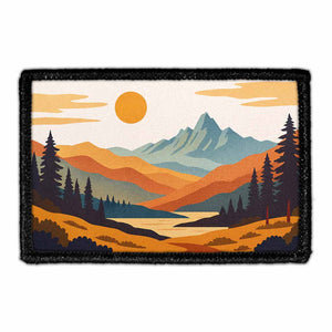 Sierra Sunburst - Removable Patch - Pull Patch - Removable Patches That Stick To Your Gear