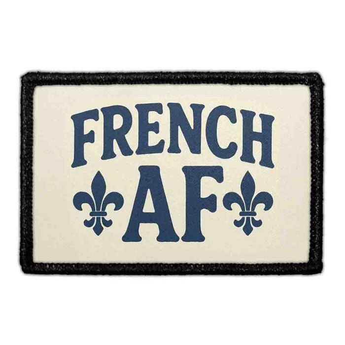 FRENCH AF Meta Data - Crop Image Text - - Removable Patch - Pull Patch - Removable Patches For Authentic Flexfit and Snapback Hats