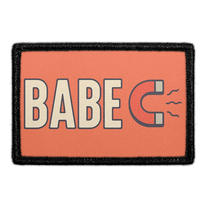BABE Magnet Meta Data - Crop Image Text - - Removable Patch - Pull Patch - Removable Patches For Authentic Flexfit and Snapback Hats