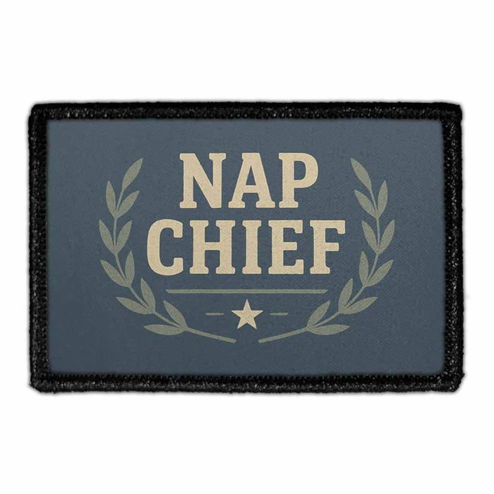 Nap Chief Meta Data - Crop Image Text - - Removable Patch - Pull Patch - Removable Patches For Authentic Flexfit and Snapback Hats