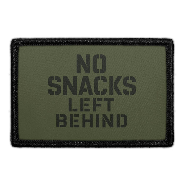 No Snacks Left Behind Meta Data - Crop Image Text - - Removable Patch - Pull Patch - Removable Patches For Authentic Flexfit and Snapback Hats
