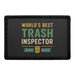 World's Best Trash Inspector Meta Data - Crop Image Text - - Removable Patch - Pull Patch - Removable Patches For Authentic Flexfit and Snapback Hats