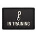 IN TRAINING - BADGE Meta Data - Crop Image Text - - Removable Patch - Pull Patch - Removable Patches For Authentic Flexfit and Snapback Hats