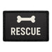 RESCUE - BADGE Meta Data - Crop Image Text - - Removable Patch - Pull Patch - Removable Patches For Authentic Flexfit and Snapback Hats