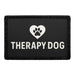 THERAPY DOG - BADGE Meta Data - Crop Image Text - - Removable Patch - Pull Patch - Removable Patches For Authentic Flexfit and Snapback Hats
