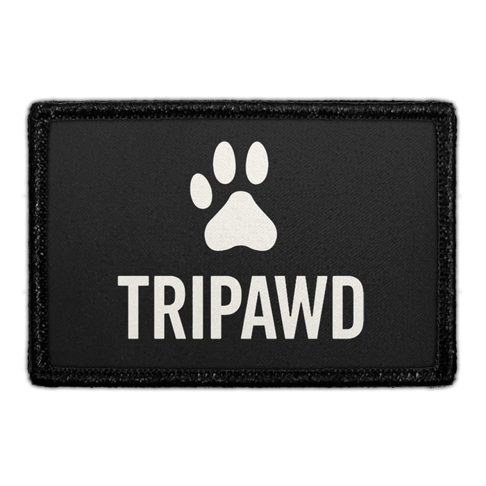 TRIPAWD - BADGE Meta Data - Crop Image Text - - Removable Patch - Pull Patch - Removable Patches For Authentic Flexfit and Snapback Hats