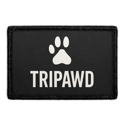 TRIPAWD - BADGE Meta Data - Crop Image Text - - Removable Patch - Pull Patch - Removable Patches For Authentic Flexfit and Snapback Hats