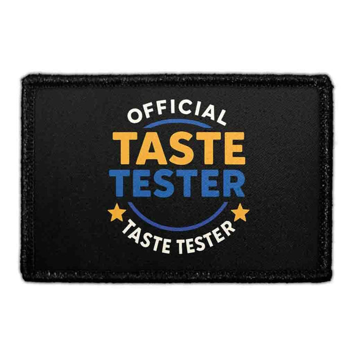 OFFICIAL TASTE TESTER Meta Data - Crop Image Text - - Removable Patch - Pull Patch - Removable Patches For Authentic Flexfit and Snapback Hats