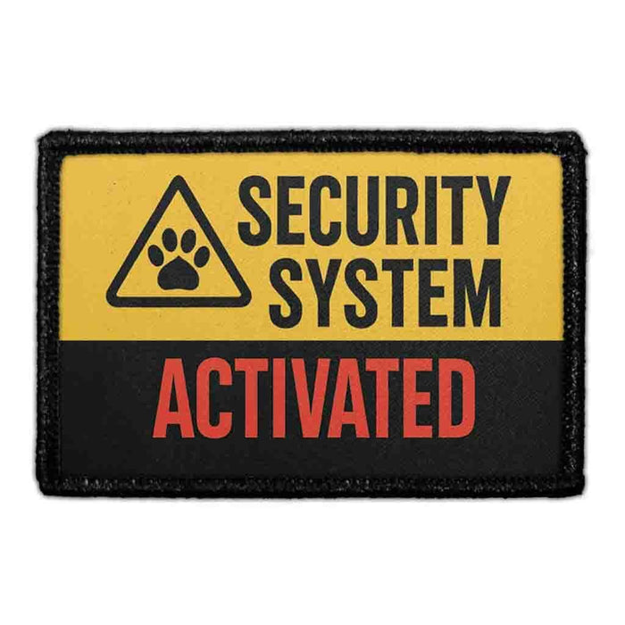 SECURITY SYSTEM ACTIVATED Meta Data - Crop Image Text - - Removable Patch - Pull Patch - Removable Patches For Authentic Flexfit and Snapback Hats