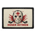 HOSER HITMEN Meta Data - Crop Image Text - - Removable Patch - Pull Patch - Removable Patches For Authentic Flexfit and Snapback Hats