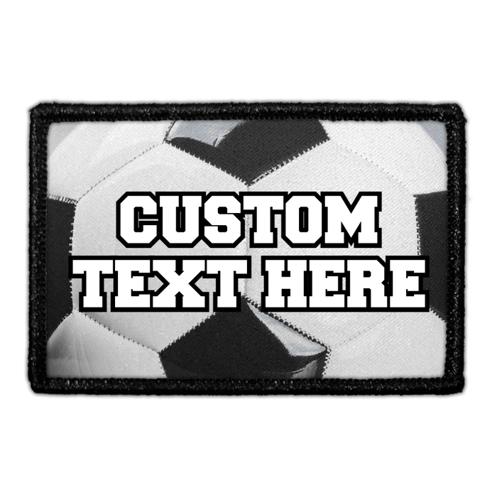 Custom - Soccer - Meta Data - Crop Image Text - - Removable Patch - Pull Patch - Removable Patches For Authentic Flexfit and Snapback Hats