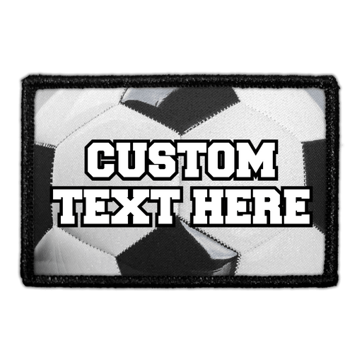 Custom - Soccer - Meta Data - Crop Image Text - - Removable Patch - Pull Patch - Removable Patches For Authentic Flexfit and Snapback Hats