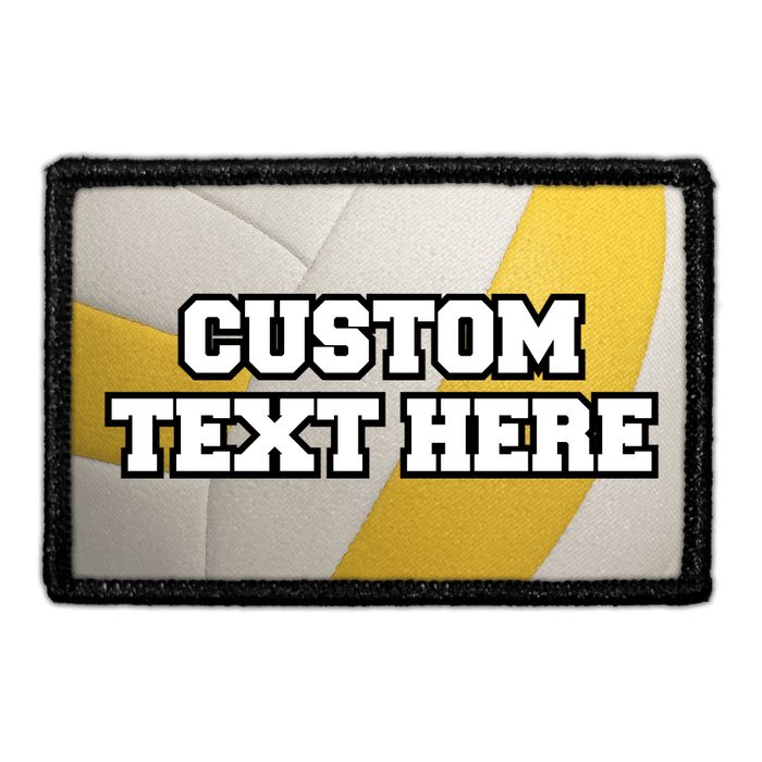 Custom - Volleyball - Meta Data - Crop Image Text - - Removable Patch - Pull Patch - Removable Patches For Authentic Flexfit and Snapback Hats