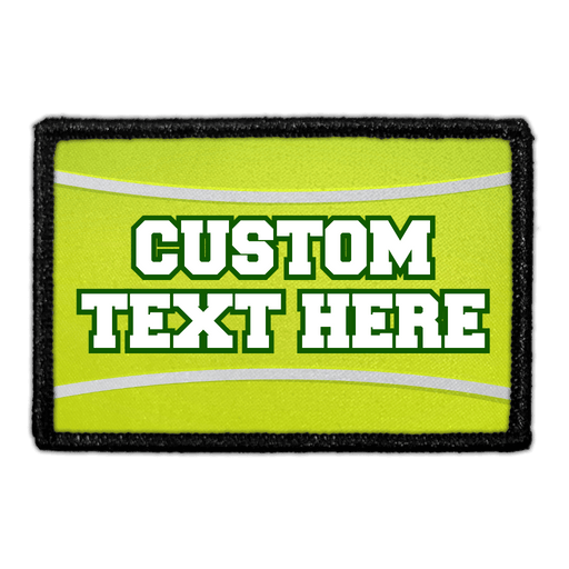 Custom - Tennis - Meta Data - Crop Image Text - - Removable Patch - Pull Patch - Removable Patches For Authentic Flexfit and Snapback Hats