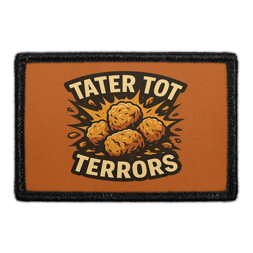 TATER TOT TERRORS - Removable Patch - Pull Patch - Removable Patches For Authentic Flexfit and Snapback Hats