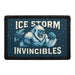 Ice Storm Invincible  - Removable Patch - Pull Patch - Removable Patches For Authentic Flexfit and Snapback Hats