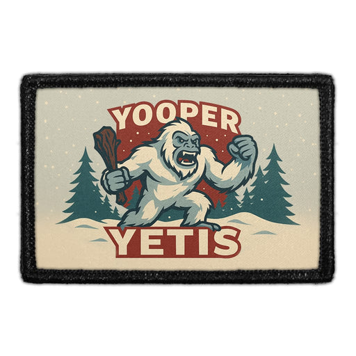 Yooper Yetis - Removable Patch - Pull Patch - Removable Patches For Authentic Flexfit and Snapback Hats