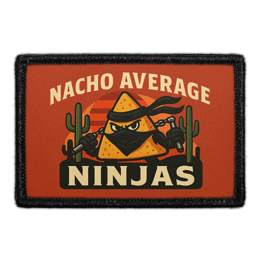 PP-P-32-5601 - ARIZONA - NACHO AVERAGE NINJAS Removable Patch - Meta Data - Crop Image Text - - Removable Patch - Pull Patch - Removable Patches For Authentic Flexfit and Snapback Hats
