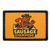 PP-P-32-5609_-Sausage_Stampede - Meta Data - Crop Image Text - - Removable Patch - Pull Patch - Removable Patches For Authentic Flexfit and Snapback Hats