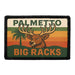 PP-P-32-5613 - PALMETTO BIG RACKS Removable Patch  - Meta Data - Crop Image Text - - Removable Patch - Pull Patch - Removable Patches For Authentic Flexfit and Snapback Hats