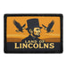 PP-P-32-5619 - LAND OF LINCOLNS Removable Patch - Pull Patch - Meta Data - Crop Image Text - - Removable Patch - Pull Patch - Removable Patches For Authentic Flexfit and Snapback Hats
