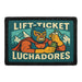 PP-P-32-5621 - LIFT-TICKET LUCHADORES Removable Patch - Pull Patch Meta Data - Crop Image Text - - Removable Patch - Pull Patch - Removable Patches For Authentic Flexfit and Snapback Hats