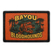 BAYOU BLOODHOUNDS  Pull Patch - Meta Data - Crop Image Text - - Removable Patch - Pull Patch - Removable Patches For Authentic Flexfit and Snapback Hats