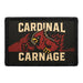 CARDINAL CARNAGE Pull Patch - Meta Data - Crop Image Text - - Removable Patch - Pull Patch - Removable Patches For Authentic Flexfit and Snapback Hats
