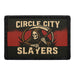 CIRCLE CITY SLAYERS Pull Patch - Meta Data - Crop Image Text - - Removable Patch - Pull Patch - Removable Patches For Authentic Flexfit and Snapback Hats