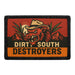 DIRTY SOUTH DESTROYERS Pull Patch - Meta Data - Crop Image Text - - Removable Patch - Pull Patch - Removable Patches For Authentic Flexfit and Snapback Hats