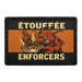 ETOUFFEE_ENFORCERS Pull Patch - Meta Data - Crop Image Text - - Removable Patch - Pull Patch - Removable Patches For Authentic Flexfit and Snapback Hats