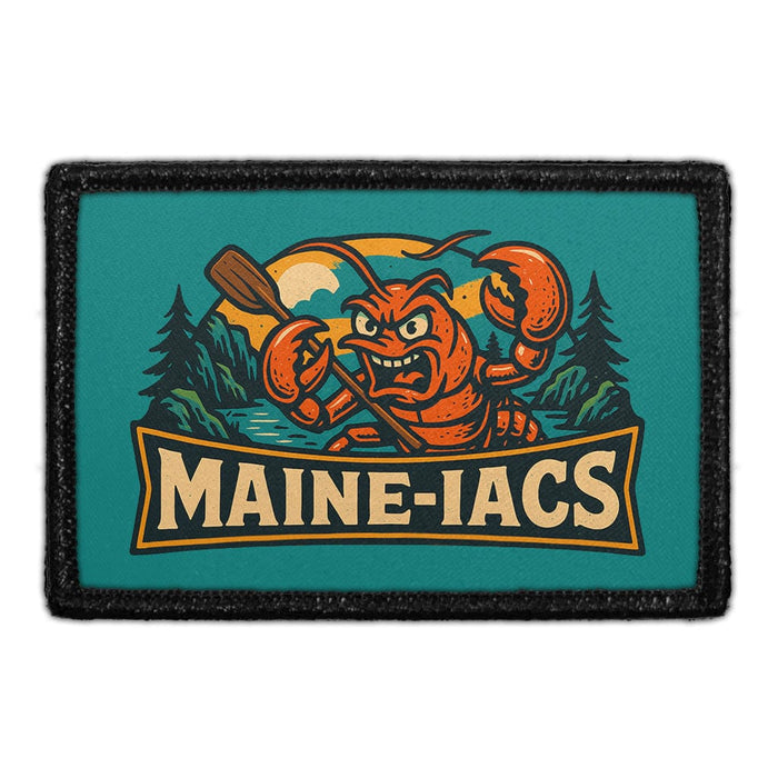 MAINE-IACS Meta Data - Crop Image Text - - Removable Patch - Pull Patch - Removable Patches For Authentic Flexfit and Snapback Hats