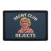 YACHT CLUB REJECTS Meta Data - Crop Image Text - - Removable Patch - Pull Patch - Removable Patches For Authentic Flexfit and Snapback Hats