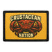 CRUSTACEAN_NATION Meta Data - Crop Image Text - - Removable Patch - Pull Patch - Removable Patches For Authentic Flexfit and Snapback Hats