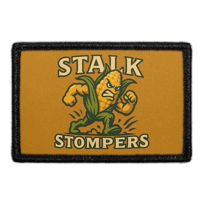 STALK STOMPERS - Meta Data - Crop Image Text - - Removable Patch - Pull Patch - Removable Patches For Authentic Flexfit and Snapback Hats 