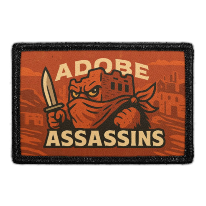  ADOBE ASSASSINS Meta Data - Crop Image Text - - Removable Patch - Pull Patch - Removable Patches For Authentic Flexfit and Snapback Hats