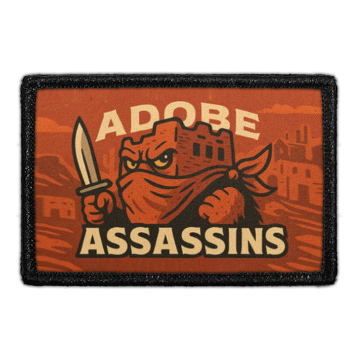  ADOBE ASSASSINS Meta Data - Crop Image Text - - Removable Patch - Pull Patch - Removable Patches For Authentic Flexfit and Snapback Hats
