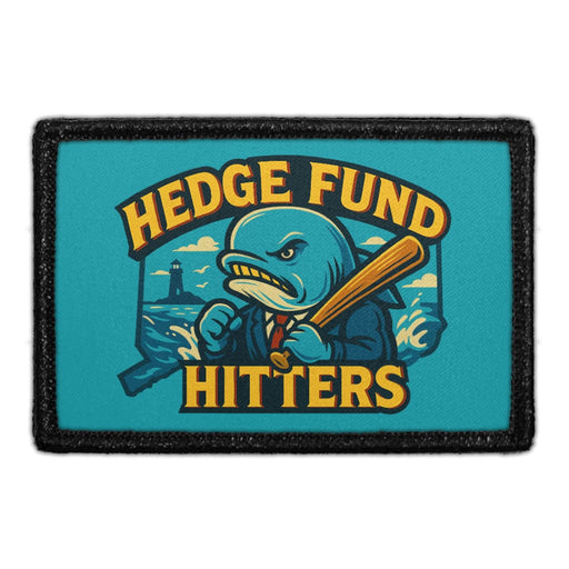 HEDGE FUND HITTERS Meta Data - Crop Image Text - - Removable Patch - Pull Patch - Removable Patches For Authentic Flexfit and Snapback Hats