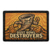  DUST BOWL DESTROYERS Meta Data - Crop Image Text - - Removable Patch - Pull Patch - Removable Patches For Authentic Flexfit and Snapback Hats