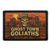 GHOST TOWN GOLIATHS Meta Data - Crop Image Text - - Removable Patch - Pull Patch - Removable Patches For Authentic Flexfit and Snapback Hats