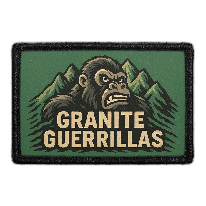 GRANITE GUERRILLAS Meta Data - Crop Image Text - - Removable Patch - Pull Patch - Removable Patches For Authentic Flexfit and Snapback Hats