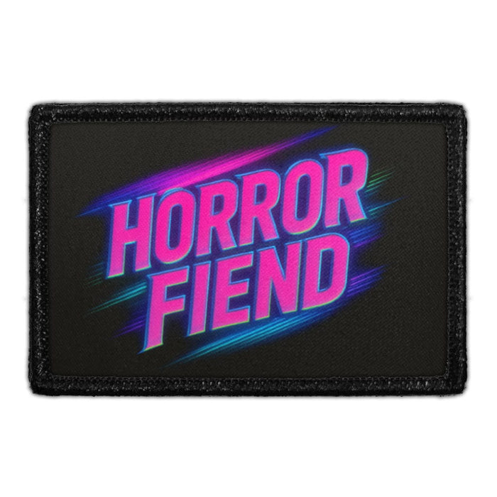 HORROR_FIEND  Meta Data - Crop Image Text - - Removable Patch - Pull Patch - Removable Patches For Authentic Flexfit and Snapback Hats