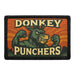 DONKEY PUNCHERS Meta Data - Crop Image Text - - Removable Patch - Pull Patch - Removable Patches For Authentic Flexfit and Snapback Hats