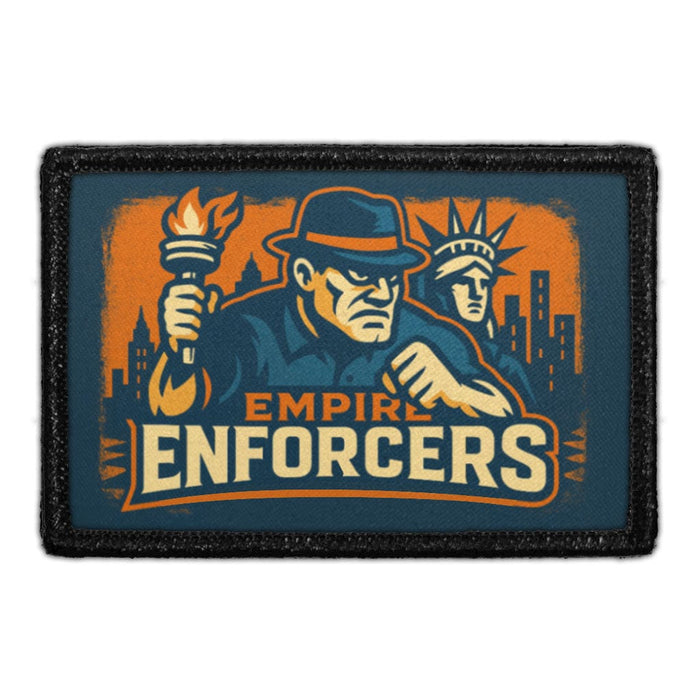 EMPIRE ENFORCERS Meta Data - Crop Image Text - - Removable Patch - Pull Patch - Removable Patches For Authentic Flexfit and Snapback Hats