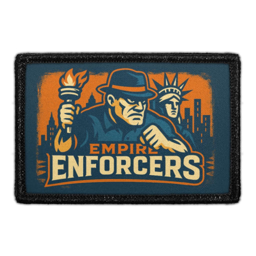 EMPIRE ENFORCERS Meta Data - Crop Image Text - - Removable Patch - Pull Patch - Removable Patches For Authentic Flexfit and Snapback Hats
