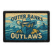 OUTER BANKS OUTLAWS Meta Data - Crop Image Text - - Removable Patch - Pull Patch - Removable Patches For Authentic Flexfit and Snapback Hats